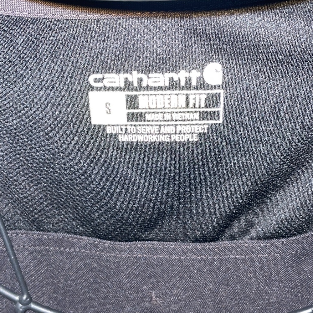 Carhartt Women's Modern Fit Tuck-In Top/Slim Leg Pant size SM/MD black scrub set - Picture 7 of 17